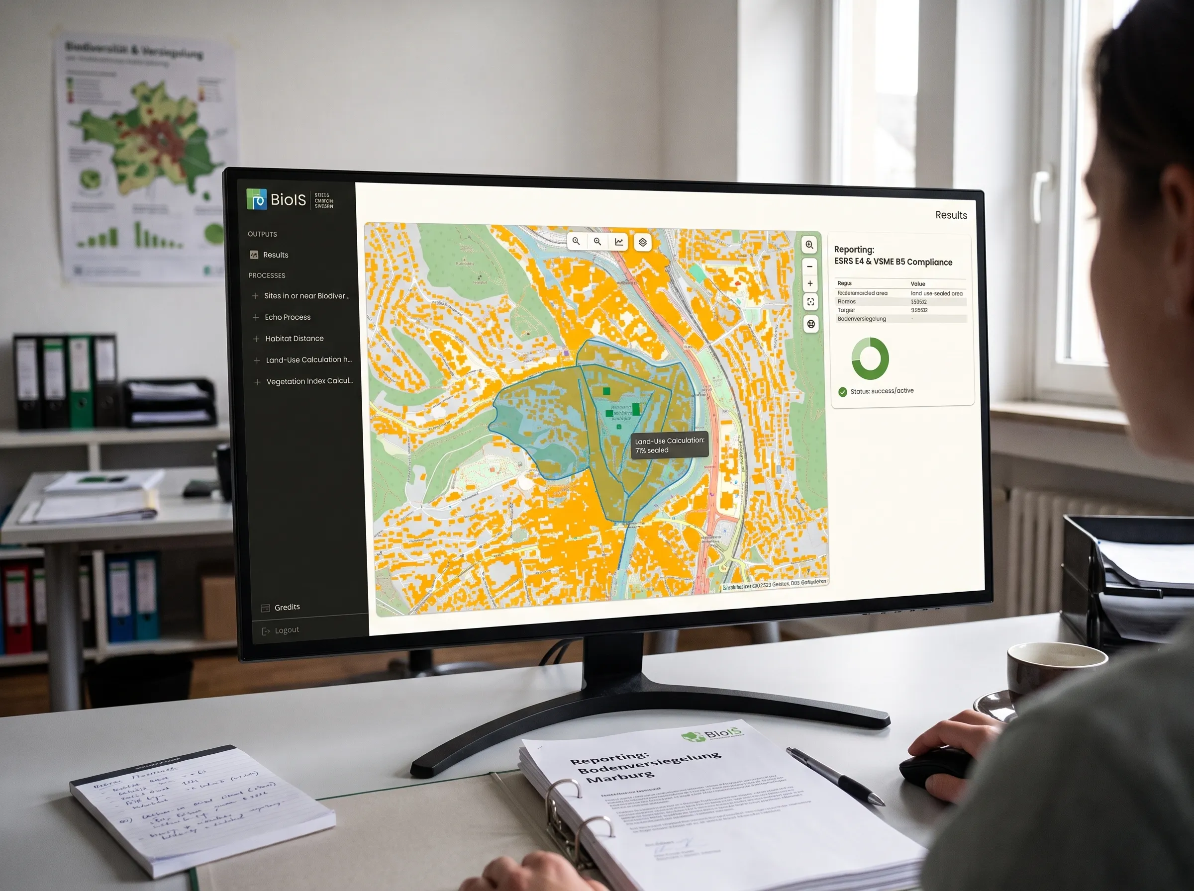 Flächennutzung im Fokus: Warum präzise Geodaten beim VS- und VSME-Reporting für KMU unverzichtbar werden