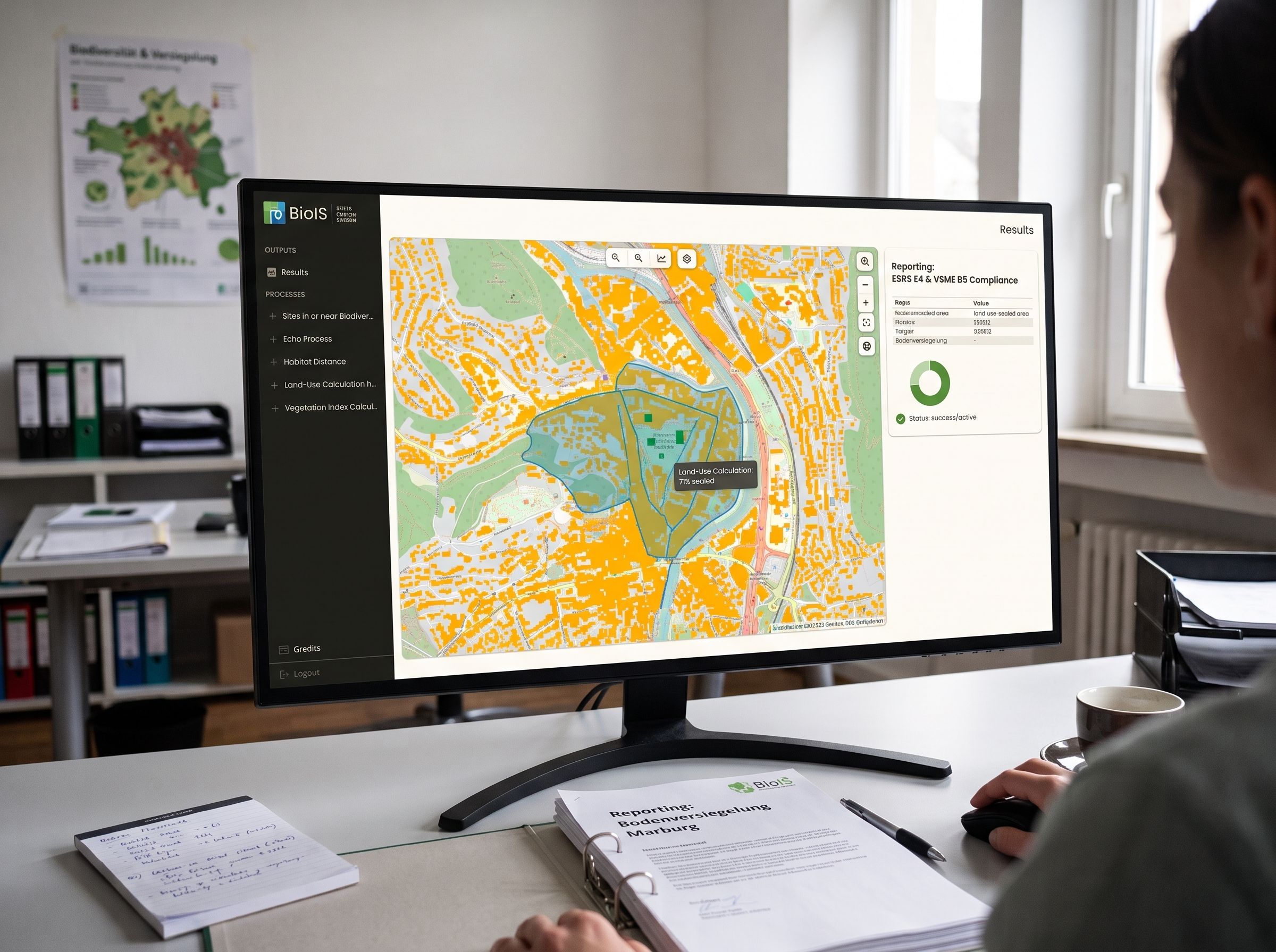 Flächennutzung im Fokus: Warum präzise Geodaten beim VS- und VSME-Reporting für KMU unverzichtbar werden